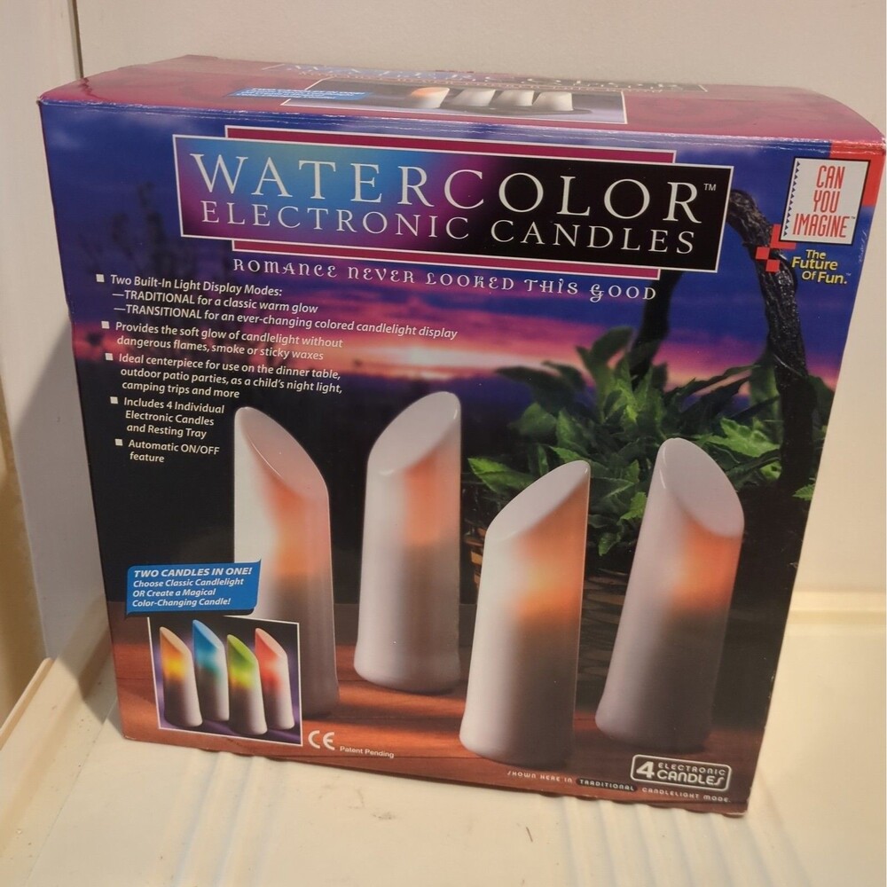 WaterColor Change, No Flame Candles Lamp Set ROMANTIC XMAS GIFT